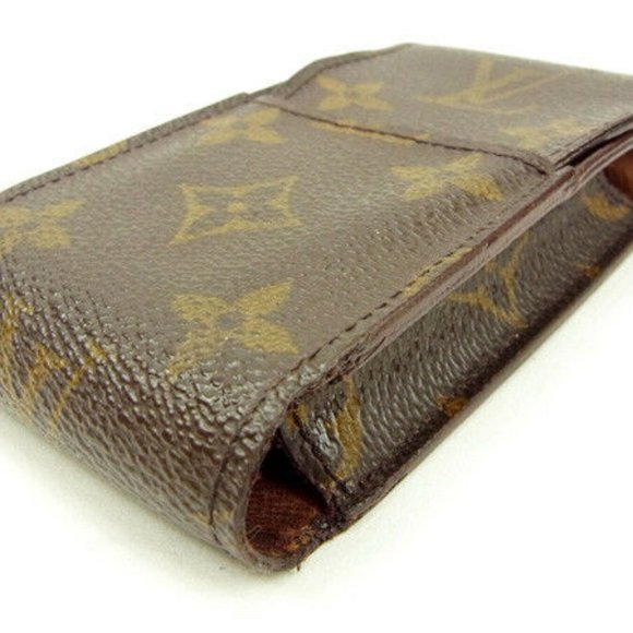 Louis Vuitton Cigarette case Monogram Brown Woman unisex Authentic Used - Picture 5 of 6